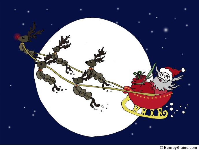 Santa and His Reindeer Neurons